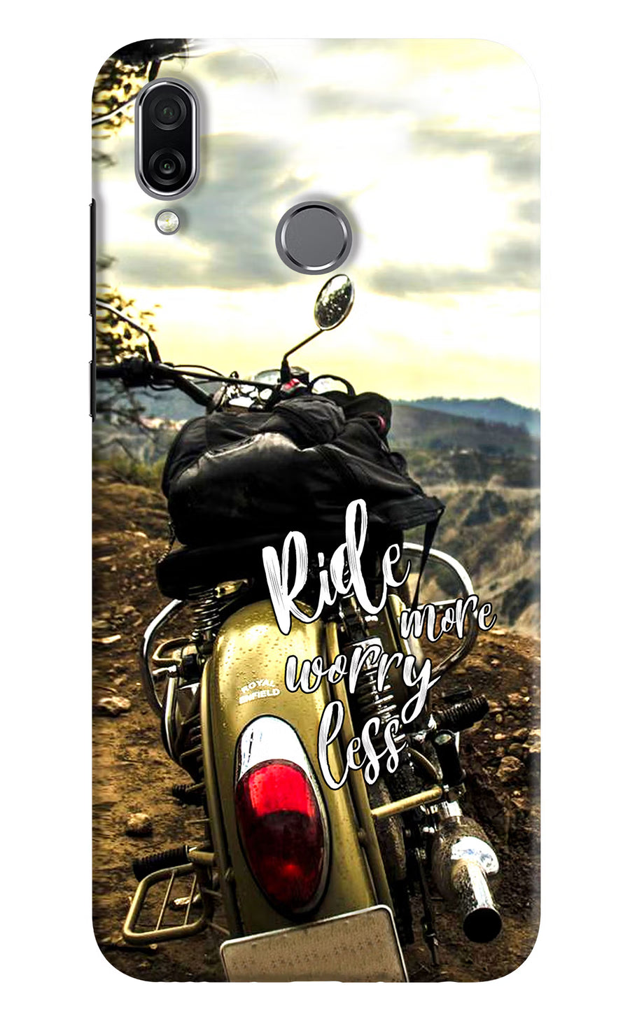Ride More Worry Less Honor Play Back Cover, Hard case