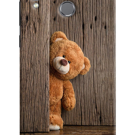 Teddy Wooden Honor Play Hard Case Back Cover by Casekaro