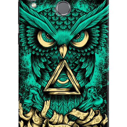 Green Owl Honor Play Hard Case Back Cover by Casekaro