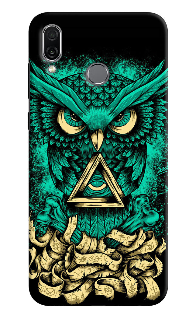 Green Owl Honor Play Hard Case Back Cover by Casekaro