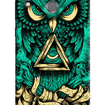 Green Owl Honor Play Hard Case Back Cover by Casekaro