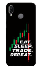 Eat Sleep Trade Repeat Honor Play Hard Case Back Cover by Casekaro
