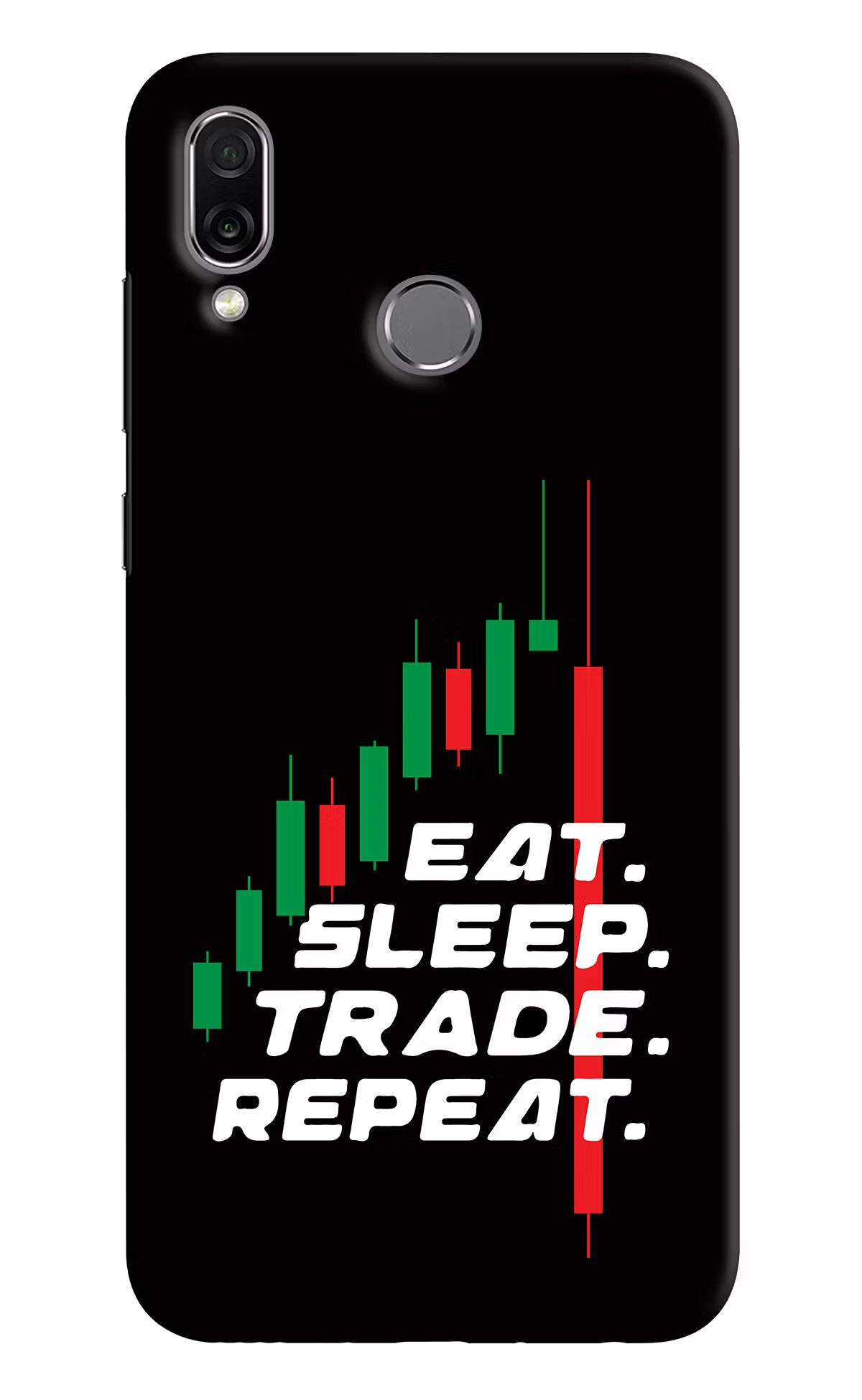 Eat Sleep Trade Repeat Honor Play Hard Case Back Cover by Casekaro