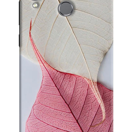 White Pink Leaf Honor Play Hard Case Back Cover by Casekaro