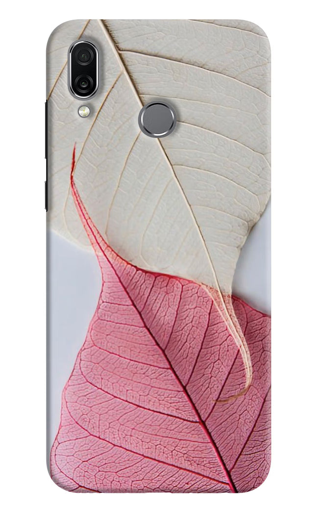 White Pink Leaf Honor Play Hard Case Back Cover by Casekaro