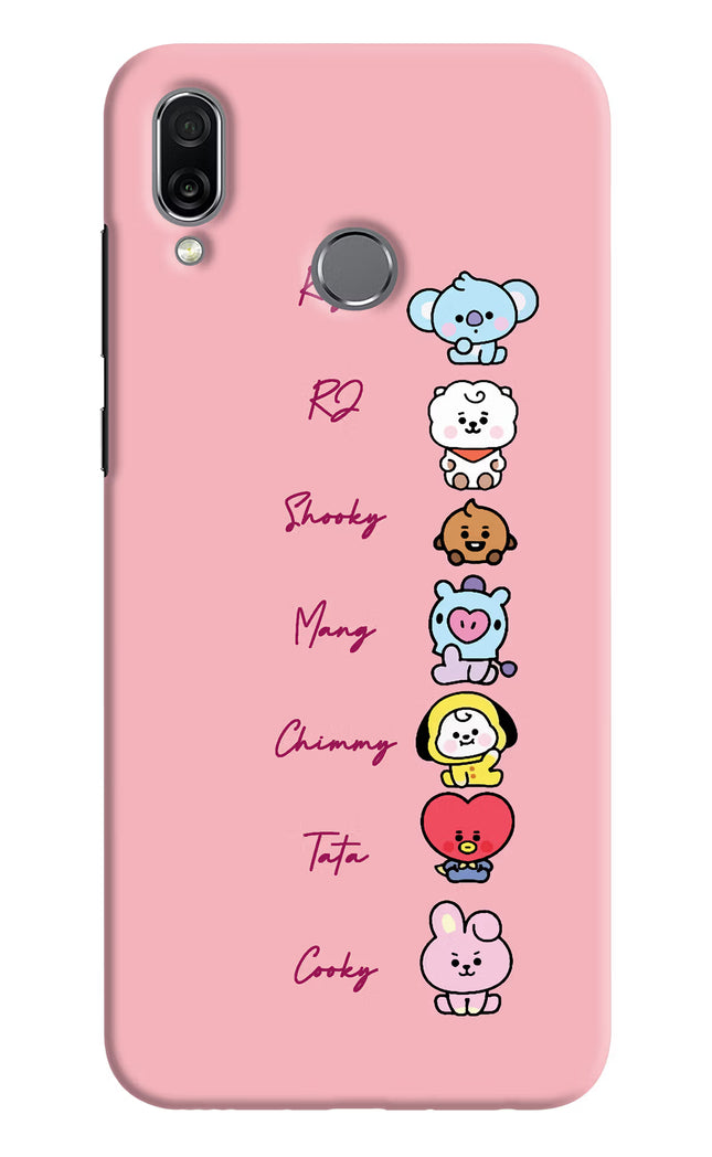 BTS names Honor Play Hard Case Back Cover by Casekaro