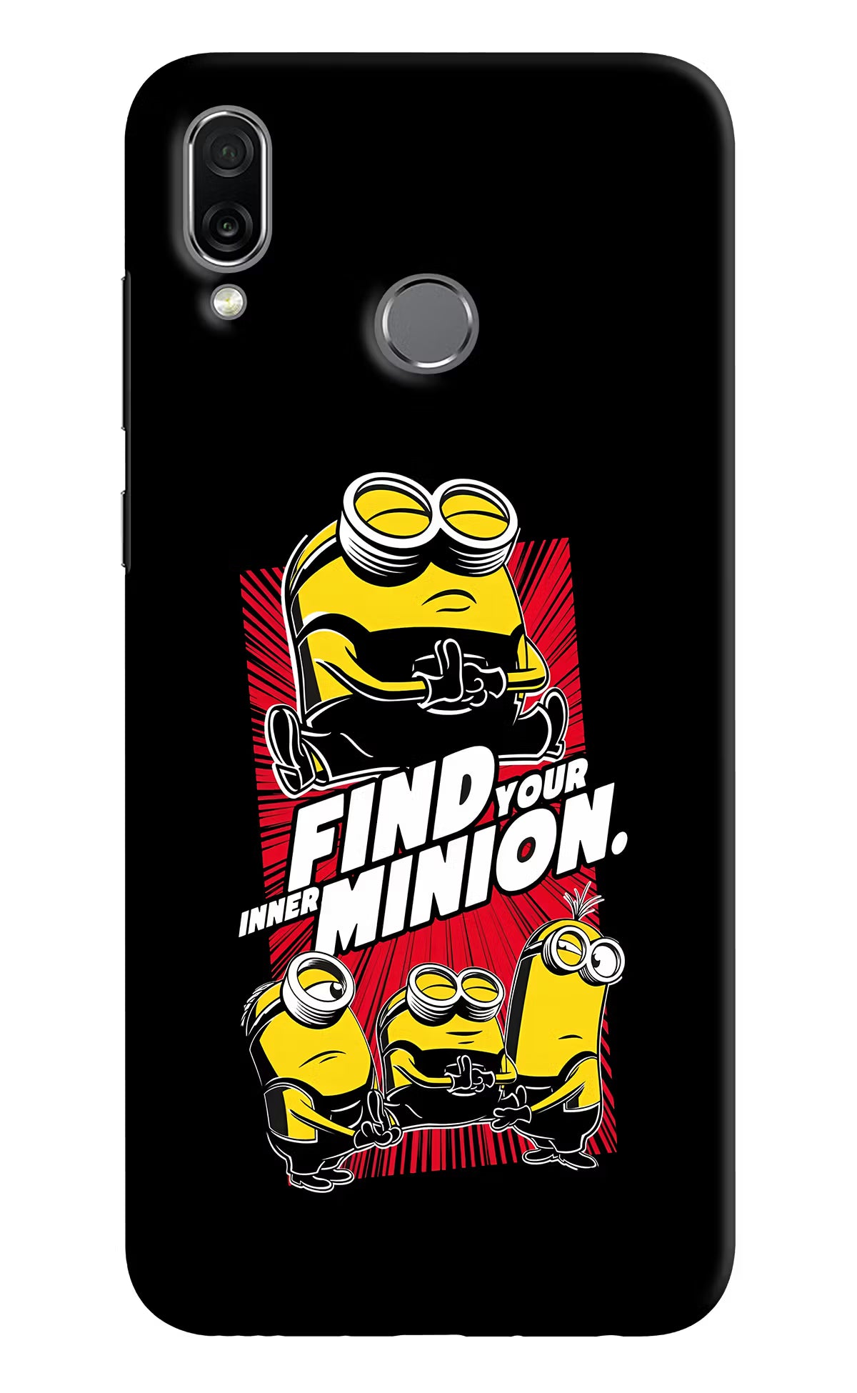 Find your inner Minion Honor Play Hard Case Back Cover by Casekaro