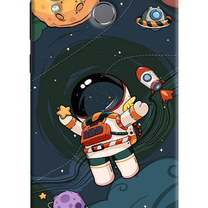 Cartoon Astronaut Honor Play Hard Case Back Cover by Casekaro