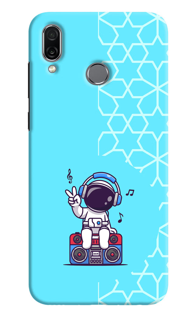 Cute Astronaut Chilling Honor Play Hard Case Back Cover by Casekaro