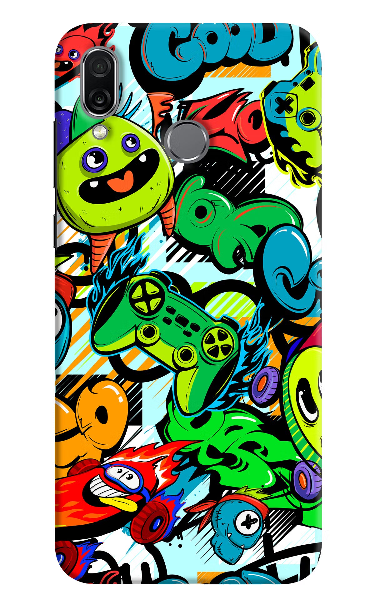 Game Doodle Honor Play Hard Case Back Cover by Casekaro