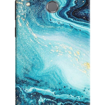 Blue Glitter Marble Honor Play Hard Case Back Cover by Casekaro