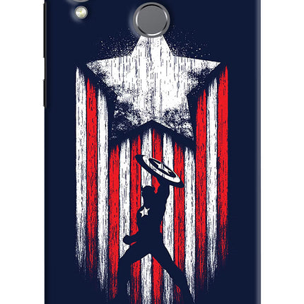 Captain America Marvel Art Honor Play Hard Case Back Cover by Casekaro