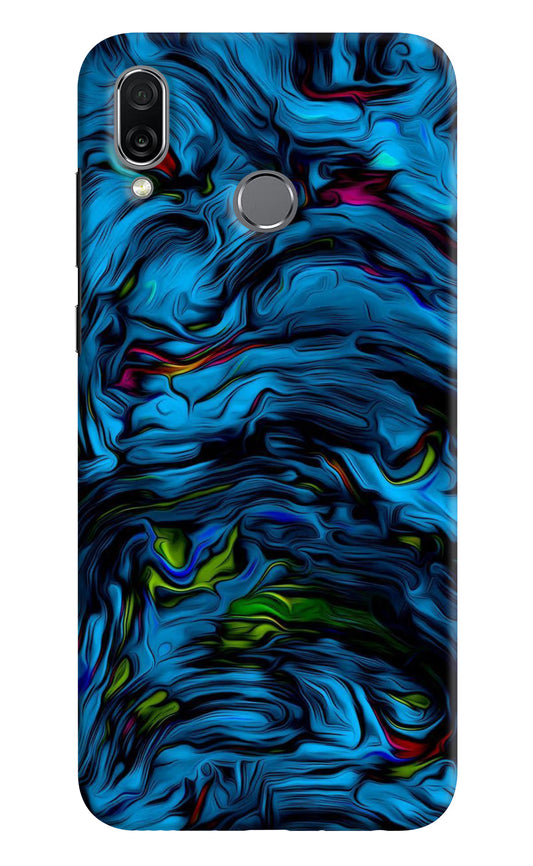 Dark Blue Abstract Honor Play Hard Case Back Cover by Casekaro