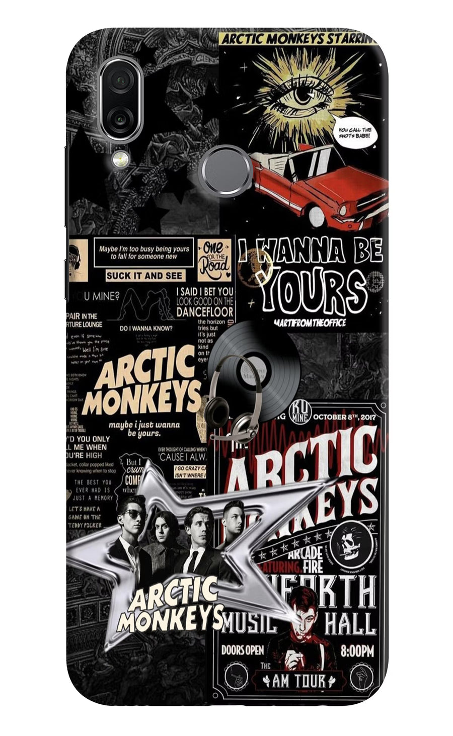 Arctic Monkeys Honor Play Back Cover, Hard case