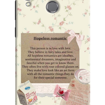 Hopeless Romantic Honor Play Hard Case Back Cover by Casekaro