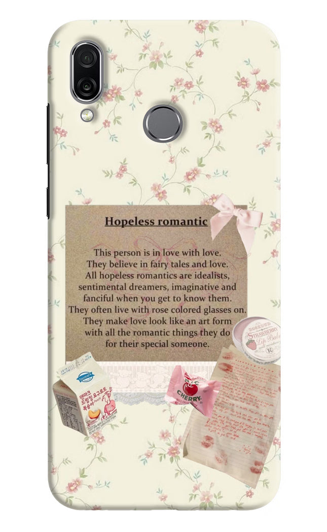 Hopeless Romantic Honor Play Hard Case Back Cover by Casekaro