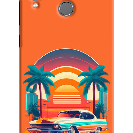 Palm Drive 80s Honor Play Hard Case Back Cover by Casekaro