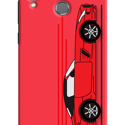 Red Velocity Honor Play Hard Case Back Cover by Casekaro