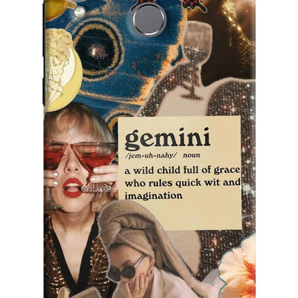 Gemini Zodiac Honor Play Hard Case Back Cover by Casekaro