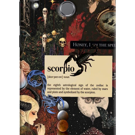 Scorpio Zodiac Honor Play Hard Case Back Cover by Casekaro