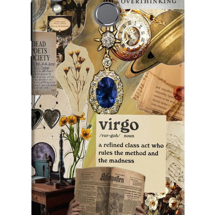Virgo Zodiac Honor Play Hard Case Back Cover by Casekaro