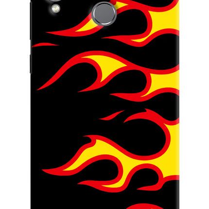 Side Sweep Flames Honor Play Hard Case Back Cover by Casekaro