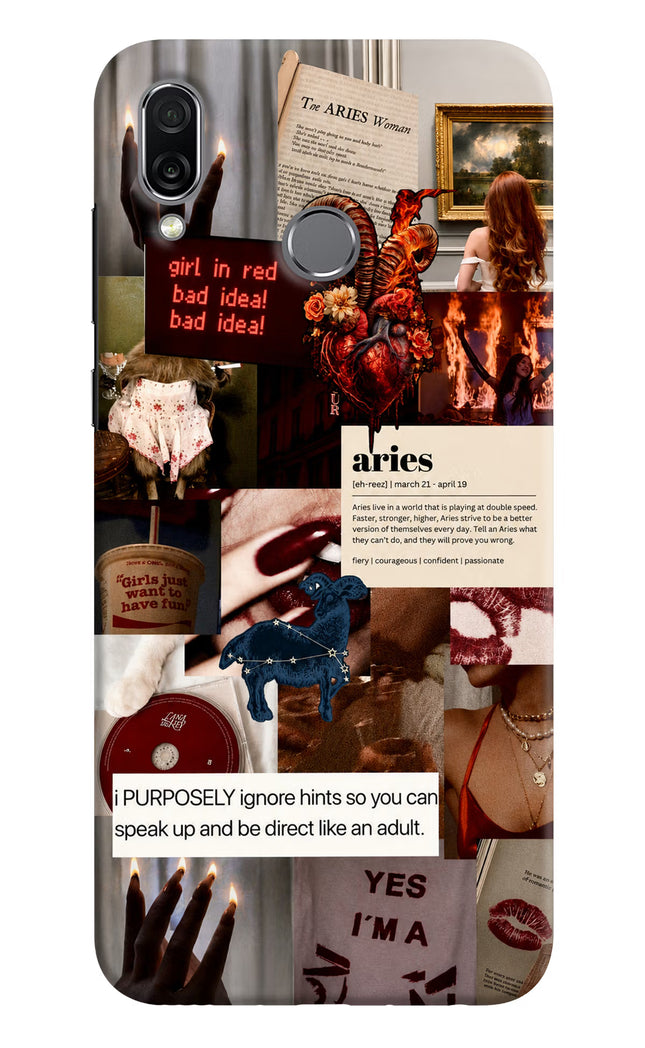 Zodiac Aries Honor Play Hard Case Back Cover by Casekaro