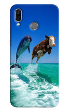 Dolphin vs Cow Honor Play Hard Case Back Cover by Casekaro