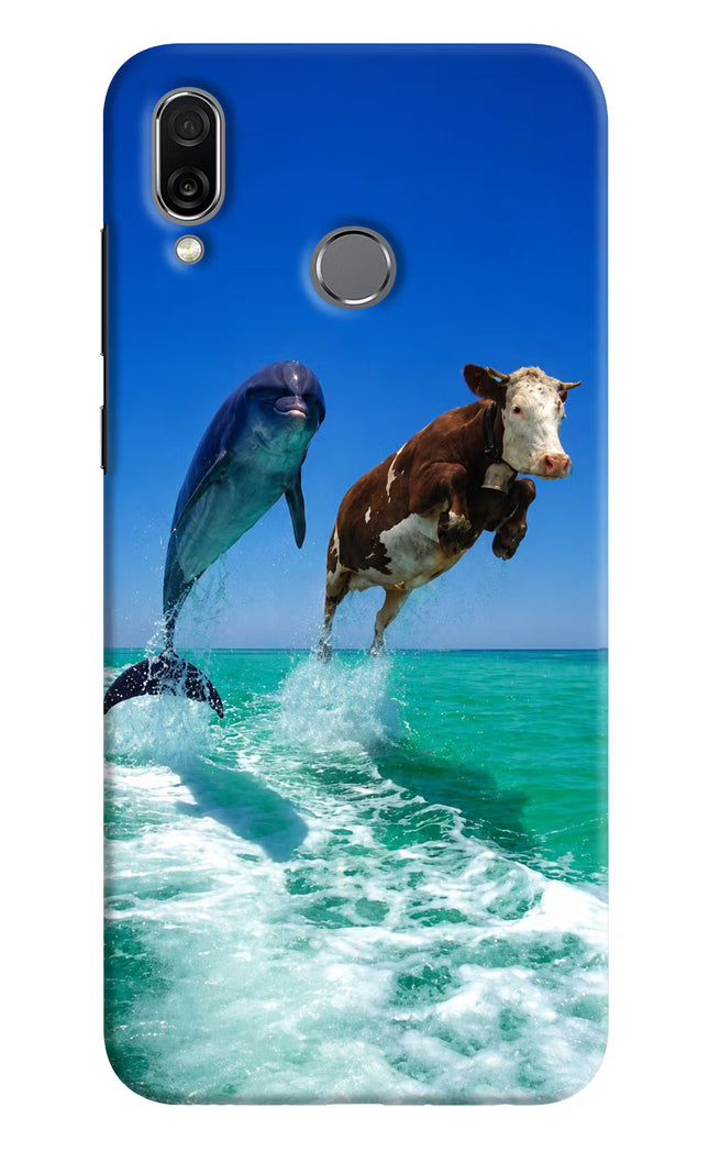 Dolphin vs Cow Honor Play Hard Case Back Cover by Casekaro