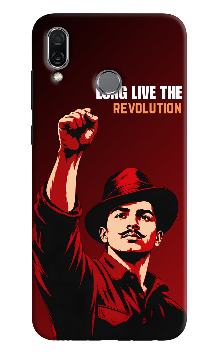 Bhagat Singh Revolution Honor Play Back Cover, Hard case