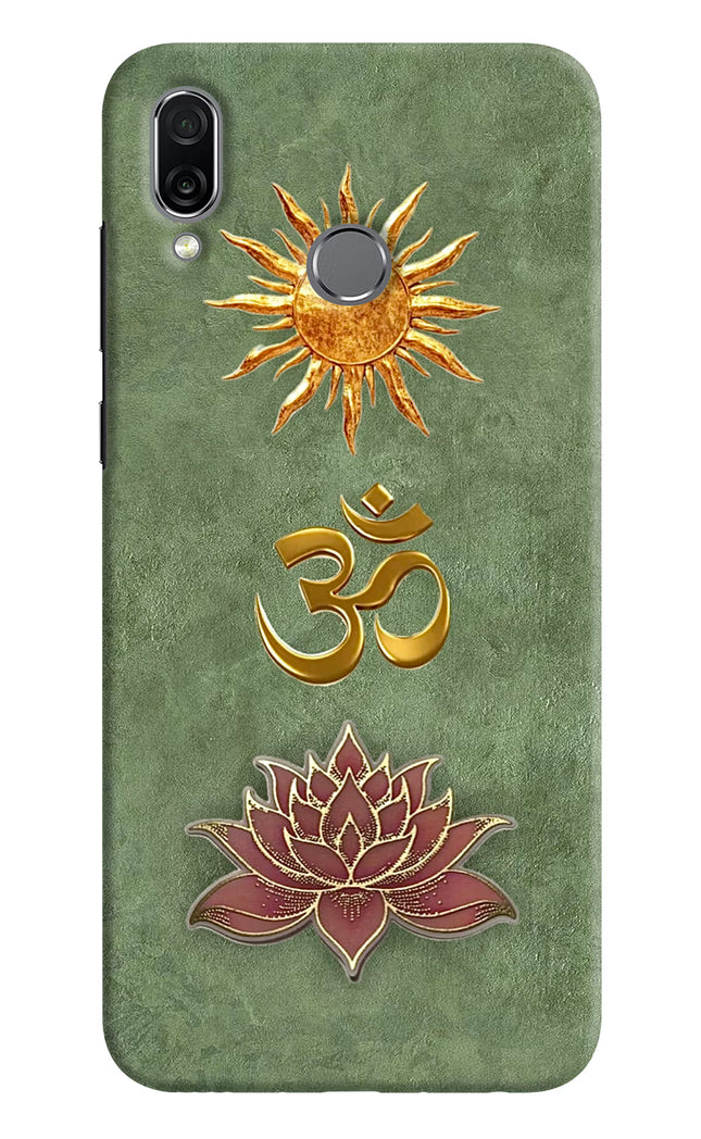 Om & Lotus Honor Play Back Cover