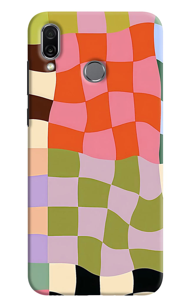 Wavy Grid Honor Play Hard Case Back Cover by Casekaro