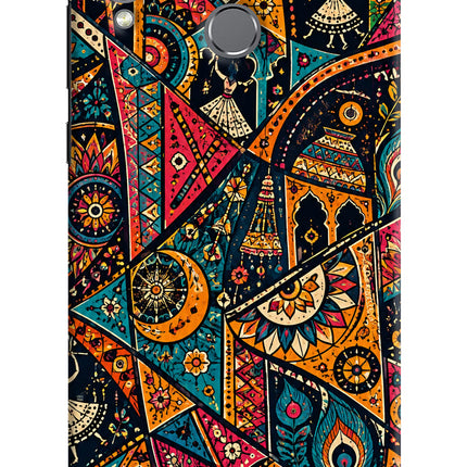 Folk Print Honor Play Hard Case Back Cover by Casekaro