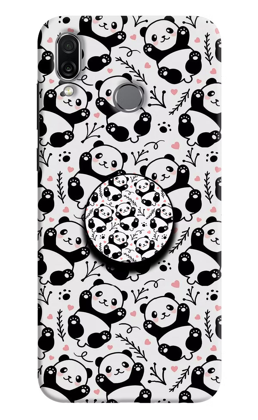 Cute Panda Honor Play Pop Case, Hard case