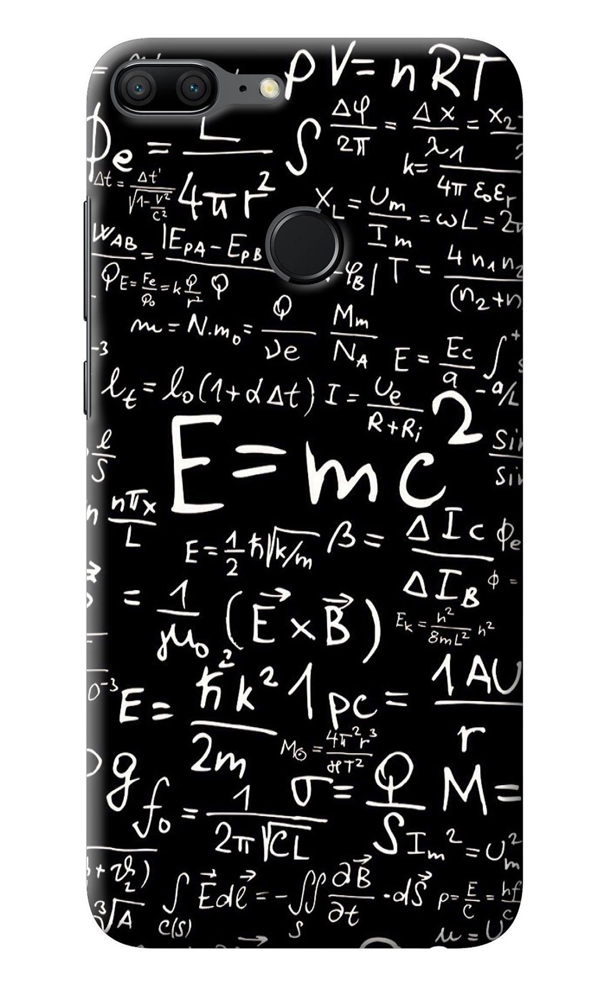 Physics Albert Einstein Formula Honor 9 Lite Back Cover