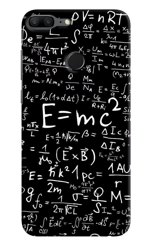 Physics Formula Honor 9 Lite Hard Case Back Cover by Casekaro