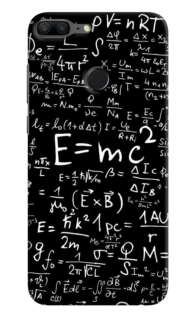 Physics Formula Honor 9 Lite Hard Case Back Cover by Casekaro