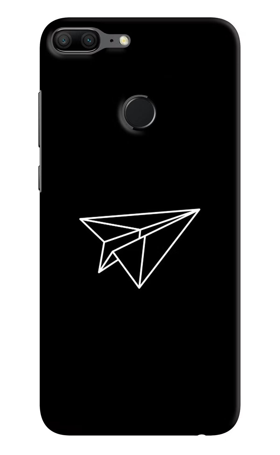 Paper Plane White Honor 9 Lite Back Cover, Hard case