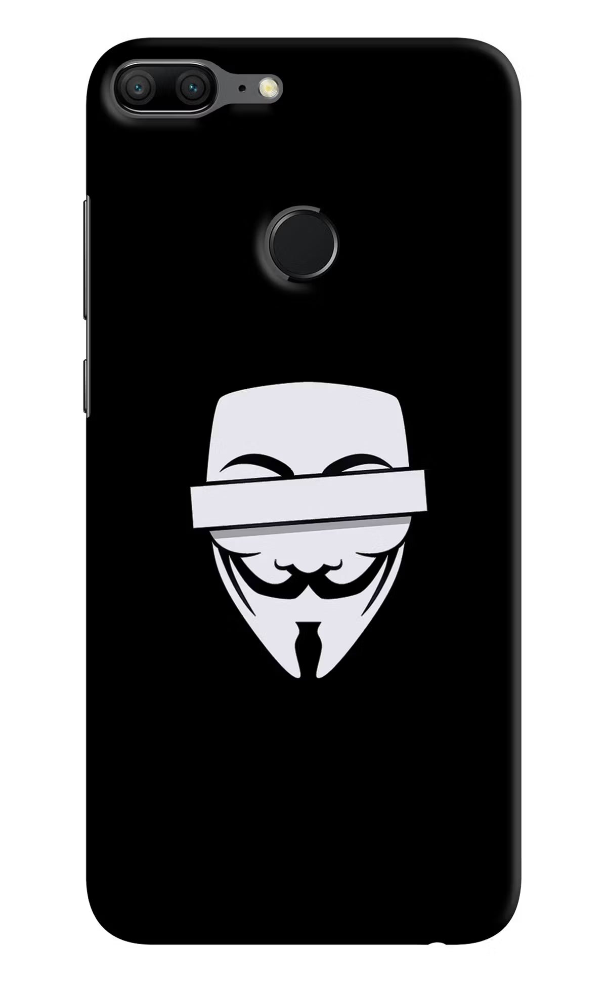 Anonymous Face Honor 9 Lite Hard Case Back Cover by Casekaro