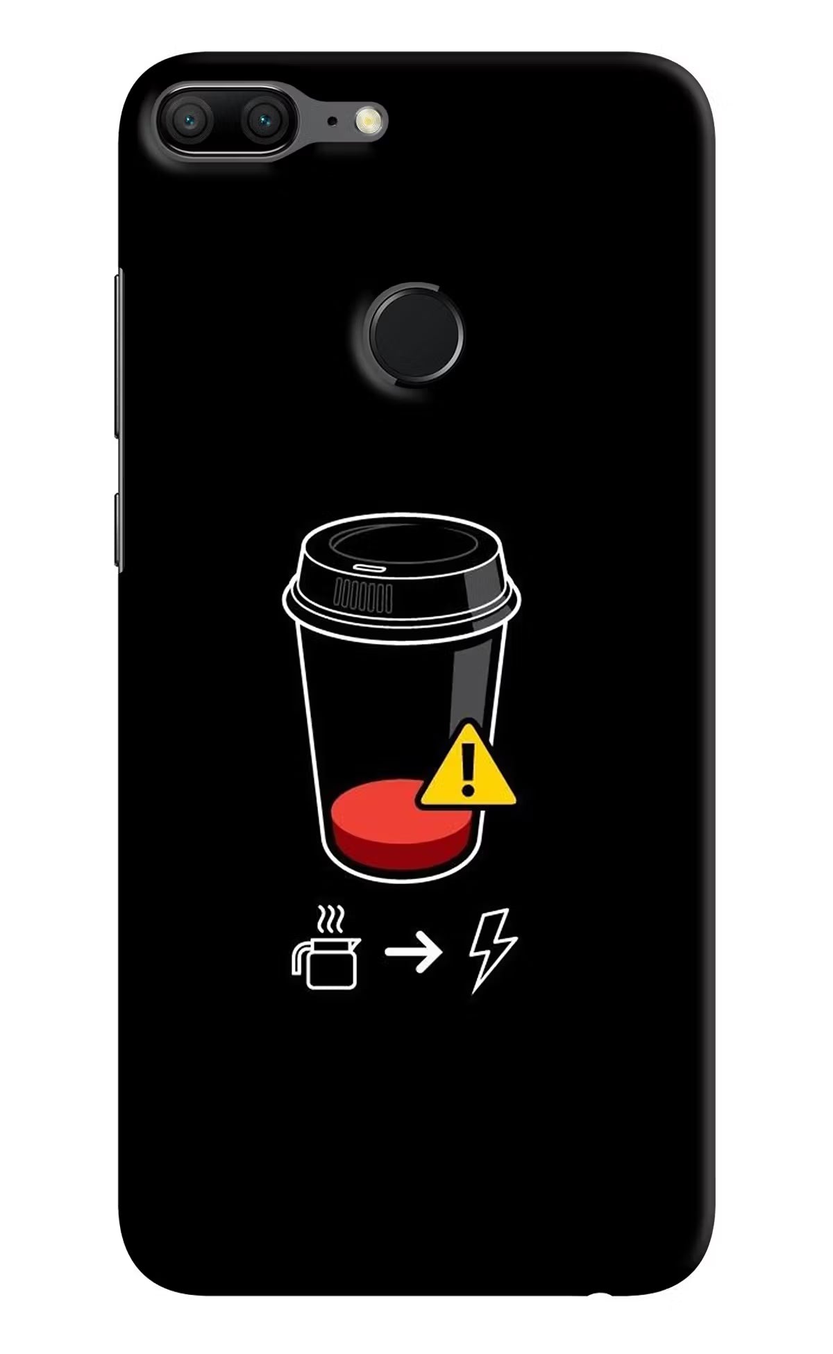 Coffee Honor 9 Lite Hard Case Back Cover by Casekaro