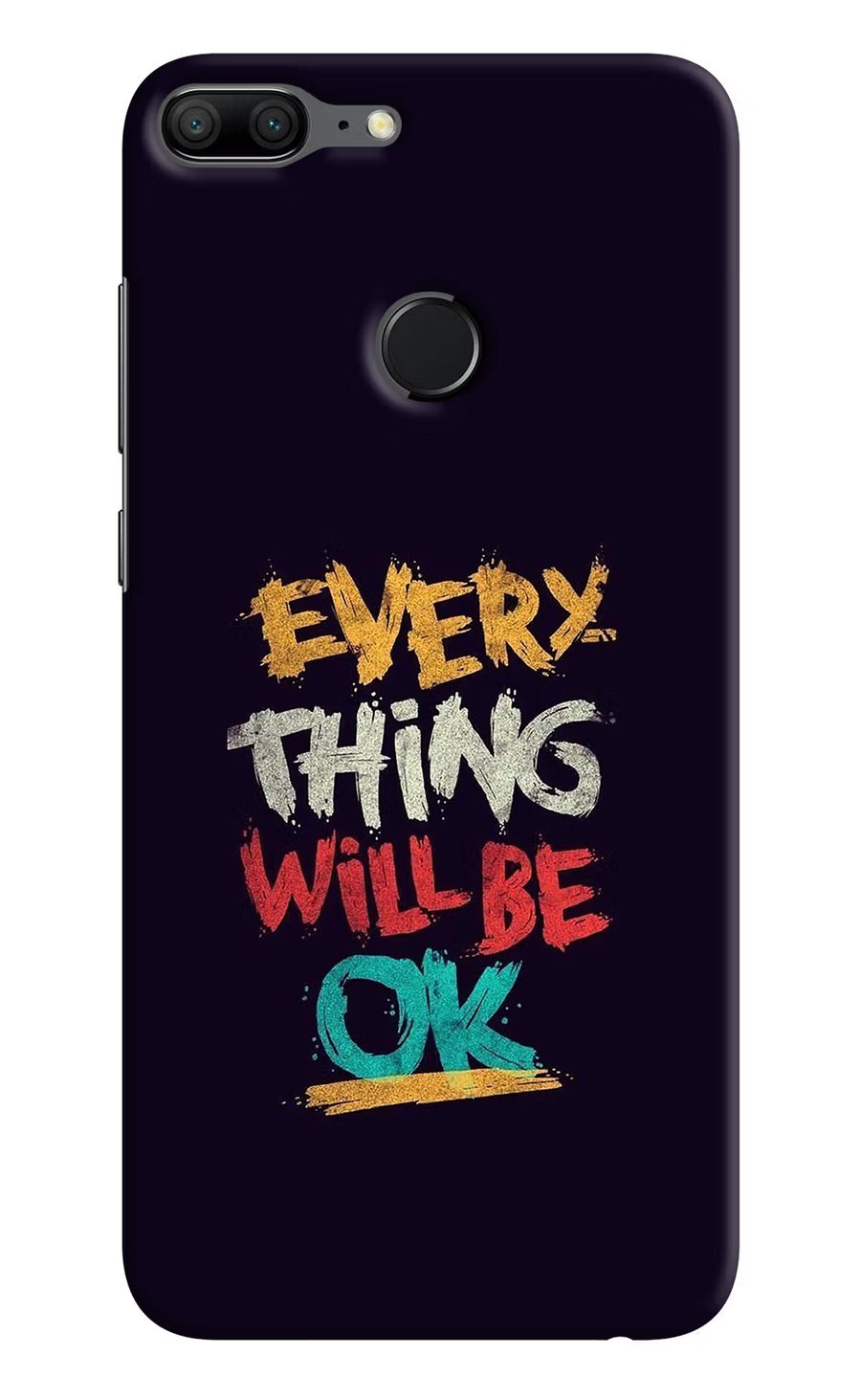 Everything Will Be Ok Honor 9 Lite Back Cover, Hard case