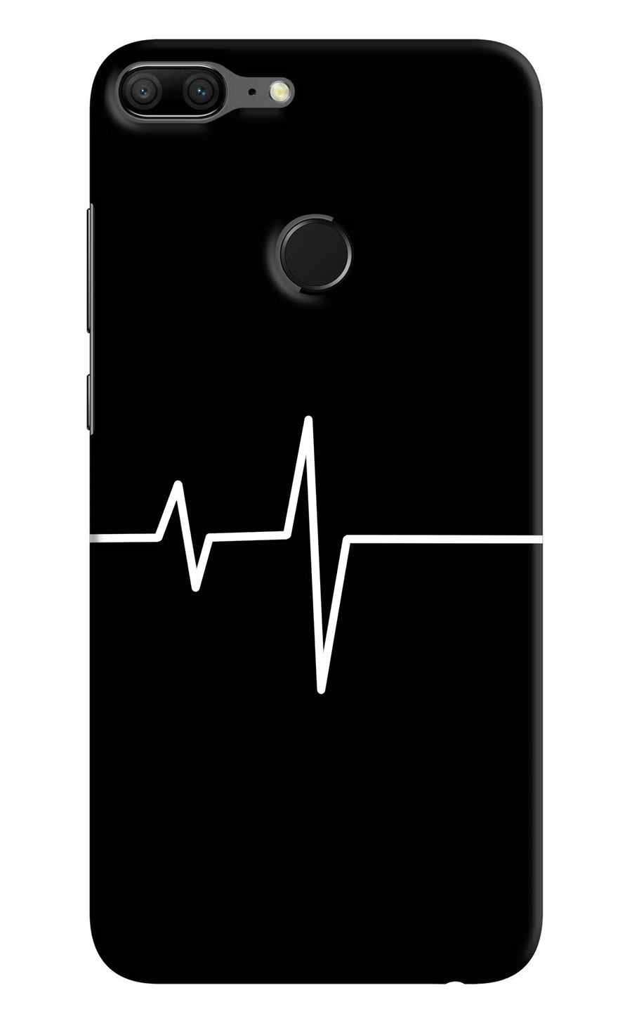 Heart Beats Honor 9 Lite Back Cover, Hard case