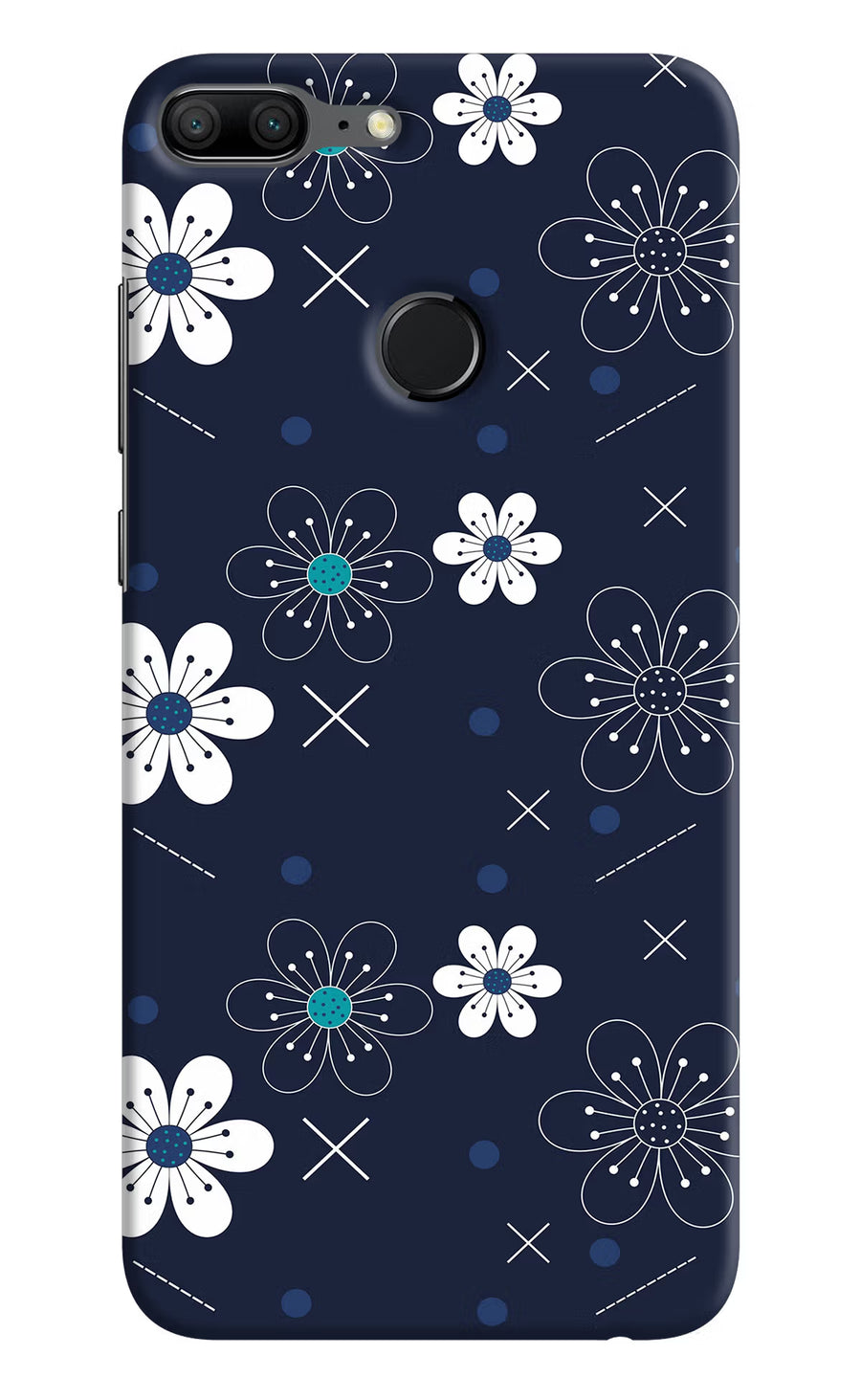 Flowers Honor 9 Lite Back Cover, Hard case