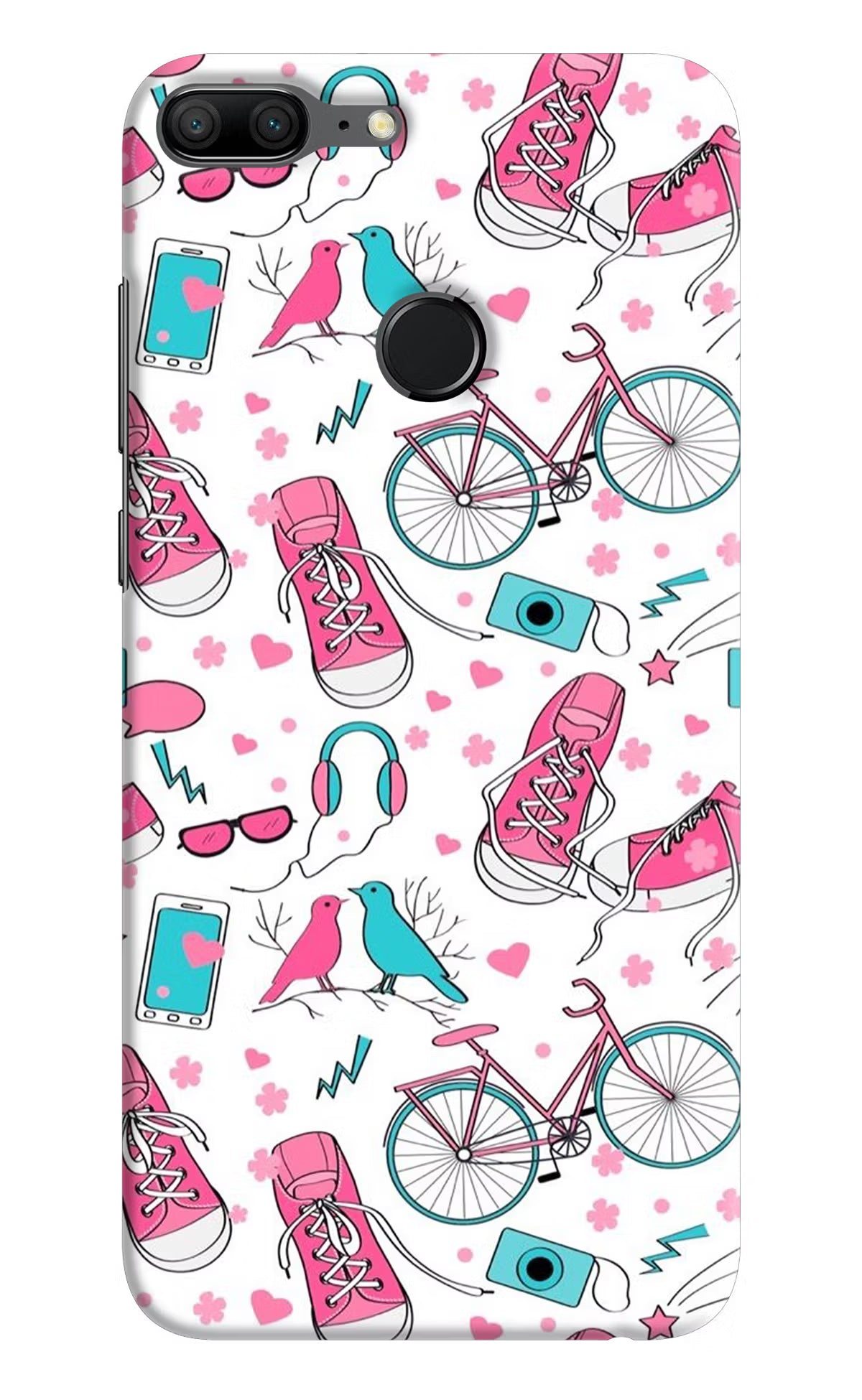 Artwork Honor 9 Lite Hard Case Back Cover by Casekaro