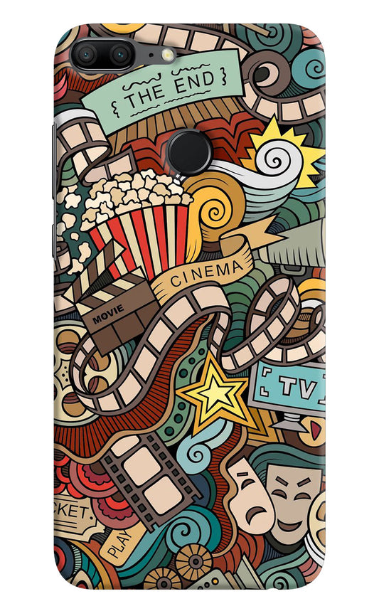 Cinema Abstract Honor 9 Lite Hard Case Back Cover by Casekaro