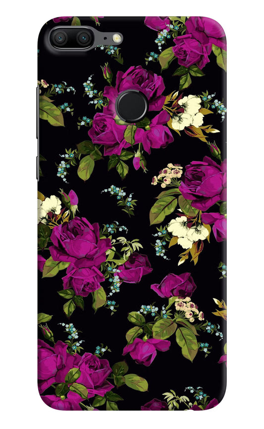 Flowers Honor 9 Lite Hard Case Back Cover by Casekaro