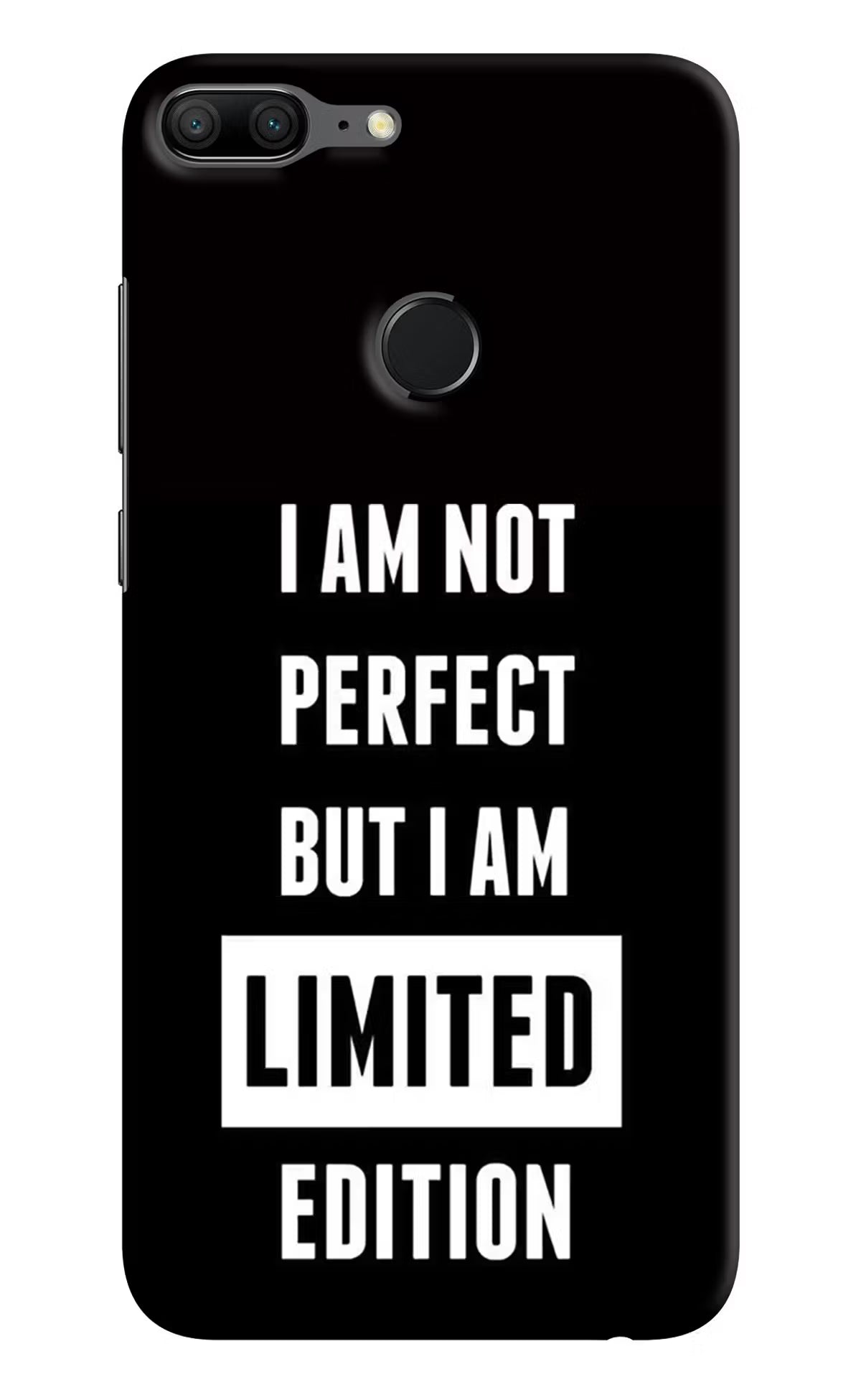 I Am Not Perfect But I Am Limited Edition Honor 9 Lite Hard Case Back Cover by Casekaro