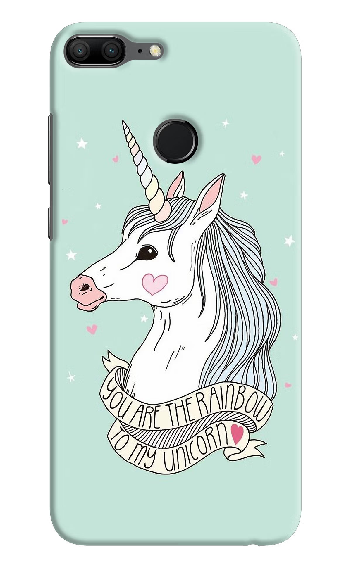 Unicorn Wallpaper Honor 9 Lite Hard Case Back Cover by Casekaro