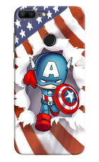 Captain America Honor 9 Lite Hard Case Back Cover by Casekaro