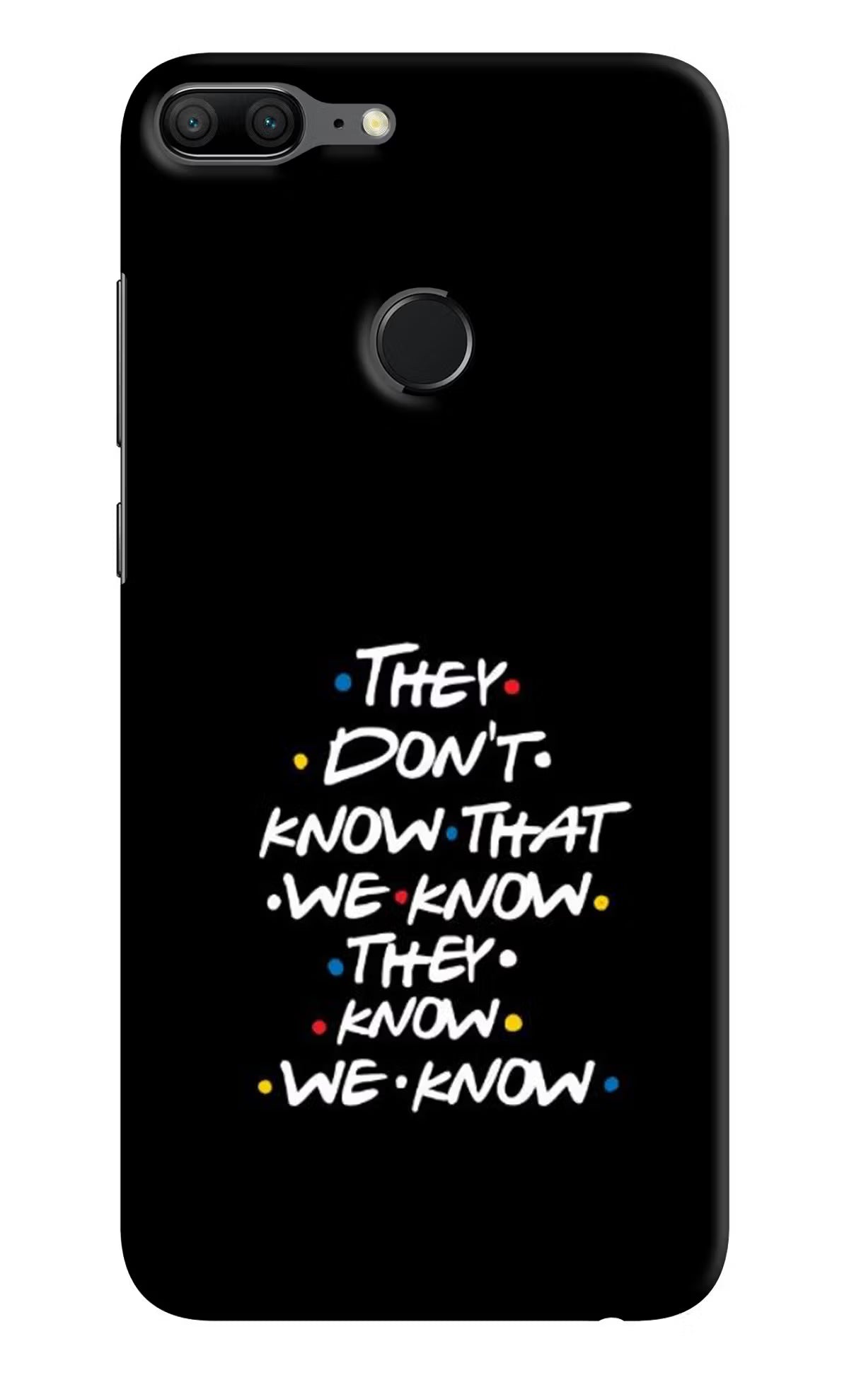 FRIENDS Dialogue Honor 9 Lite Hard Case Back Cover by Casekaro